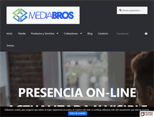 Tablet Screenshot of mediabros.com